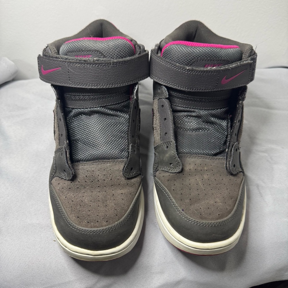 Nike Pink and Gray Mogan Mid 2